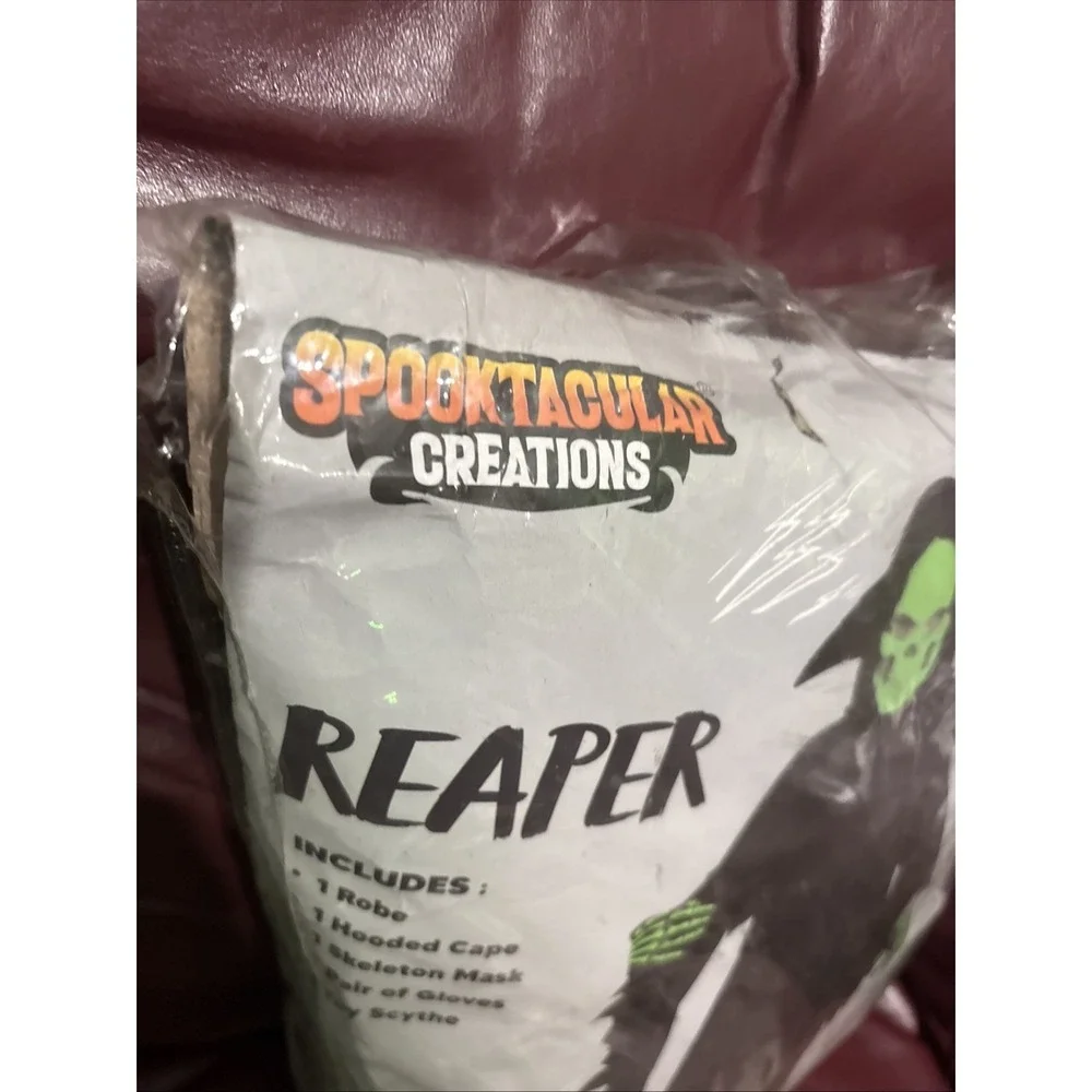 Spooktacular Creation‎ Glow in Dark Grim Reaper Costume Halloween Boy sz Large
